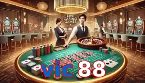 Casino Trực Tuyến Trò Chơi Được Yêu Thích Tại vic88